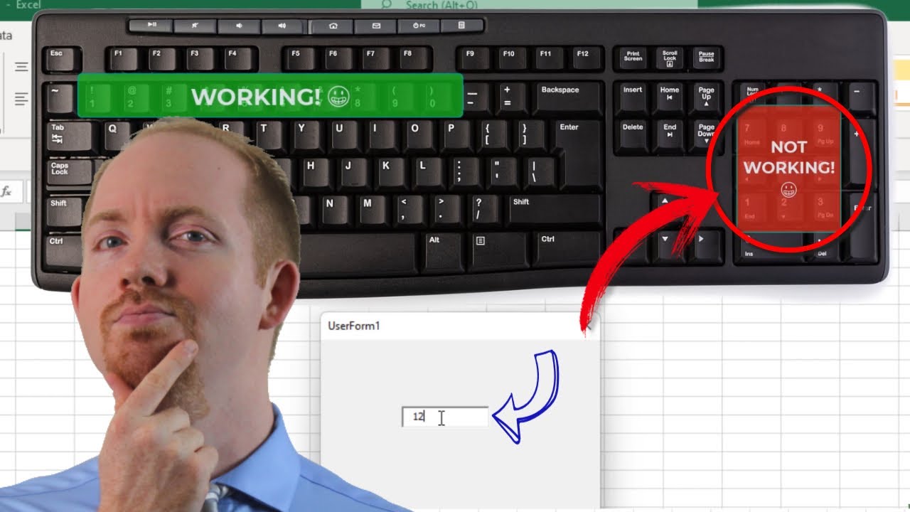 How To Allow ONLY Numbers and Decimals to a Textbox - [Free Download] - Excel VBA Training