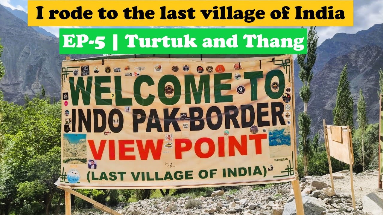 Exploring the Border: My Journey to Thang Village on Indo Pak Border | EP5-Turtuk and Thang