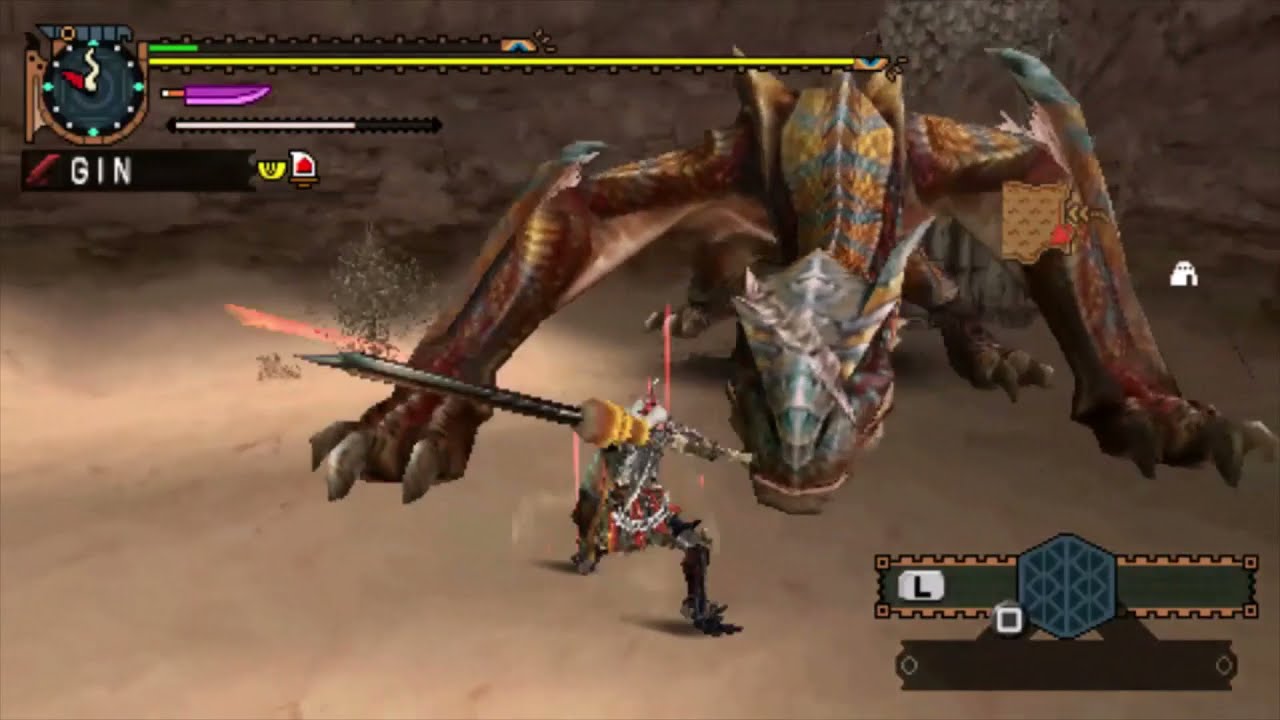 【MHP2G】マガジン 暴虐の轟竜 猫火事場太刀 2:51