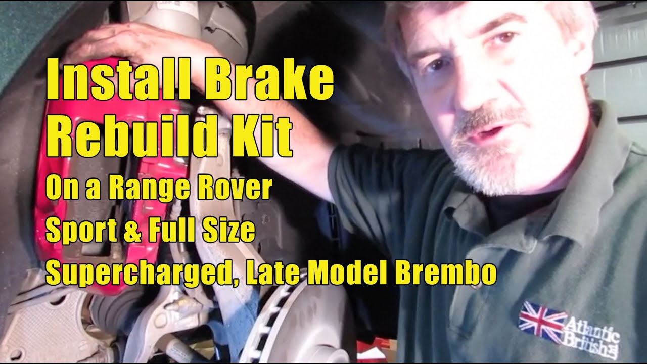 Install Brake Rotors And Pads On A Range Rover Sport or Full Size Supercharged with Brembo Calipers