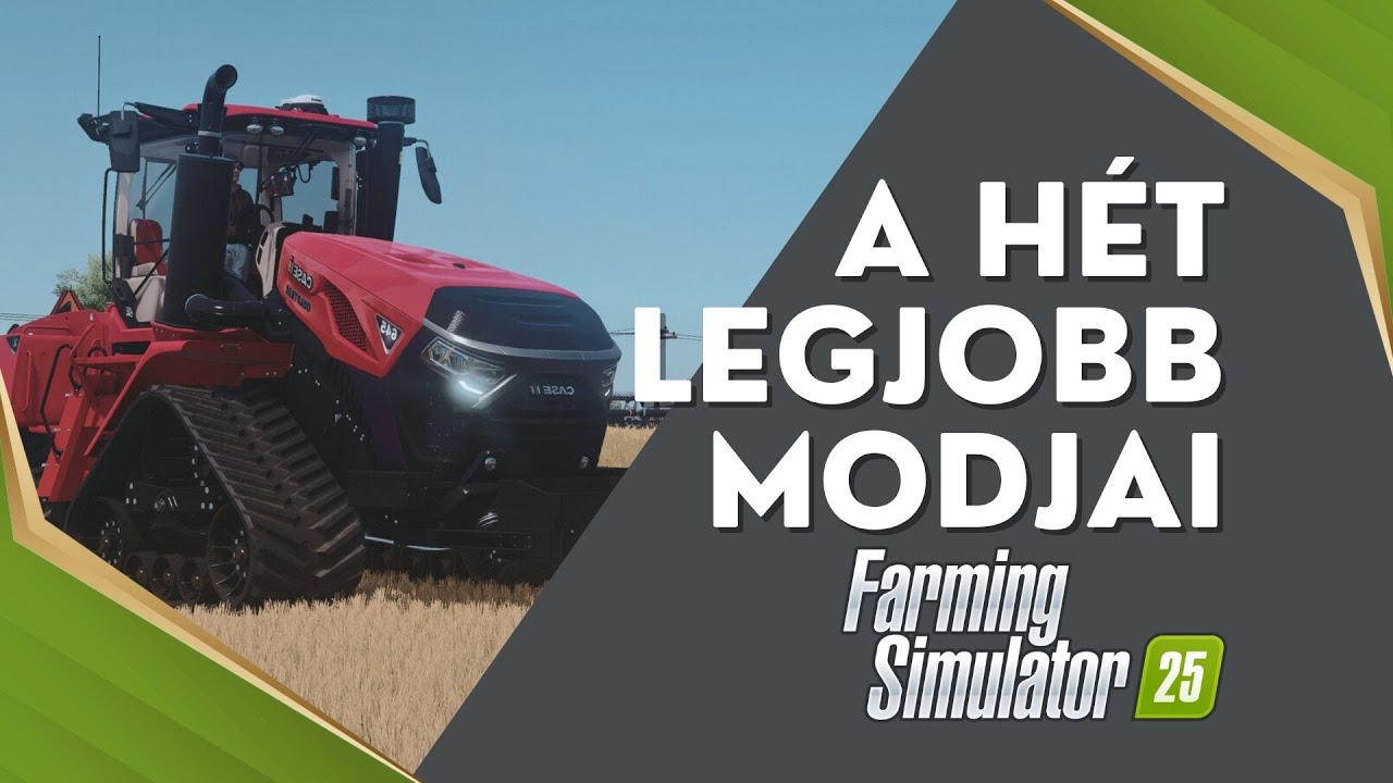 A h&eacute;t legjobb modjai #37 Case IH Steiger Series 2025 (PC/MAC, PS5, XBS) | Farming Simulator 25