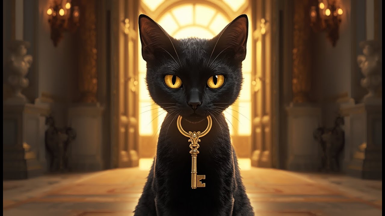 The Black Cat Found a Golden Key… What Happened Next is Unbelievable 🗝️🐈‍⬛