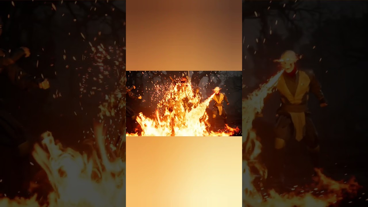 THIS IS ONE OF MY FAVORITE FATALITYS SO FAR #mortalkombat #mk1 #neatherealm #scorpion #smoke
