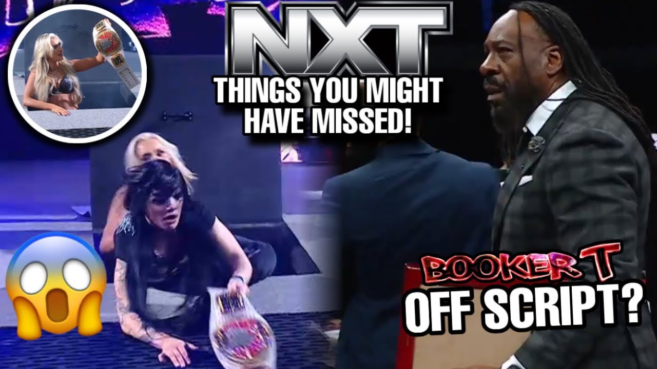 BOOKER T GOES OFF SCRIPT? BLAKE MONROE DRAGS TATUM PAXLEY TO HELL! WWE NXT 