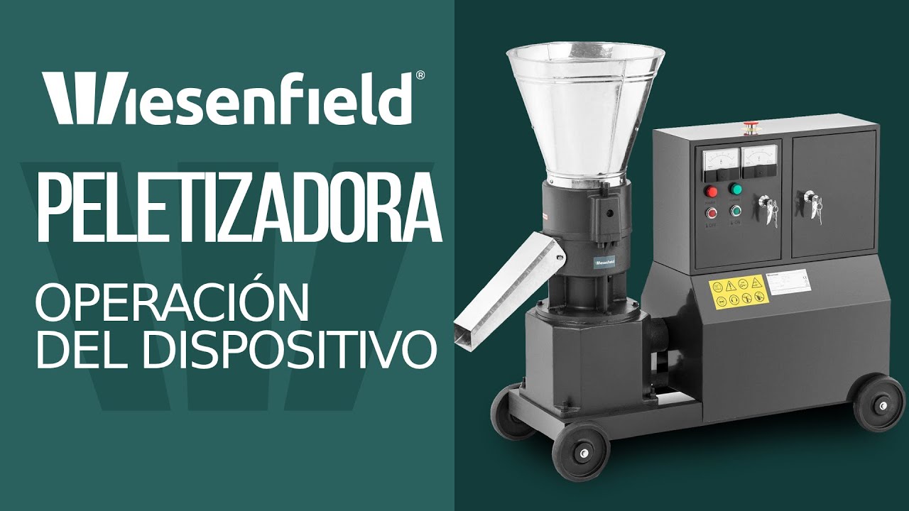 Peletizadora Wiesenfield WIE-PM-1000 | Operación del dispositivo
