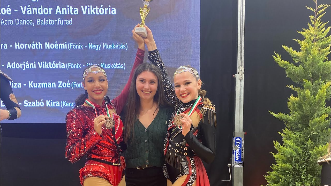 ACRO DANCE SE,HUNGARY-Süveges Zoé-Vándor Anita Viktória-juveniles duó-MAGYAR BAJNOKSÁG 3. hely🥉