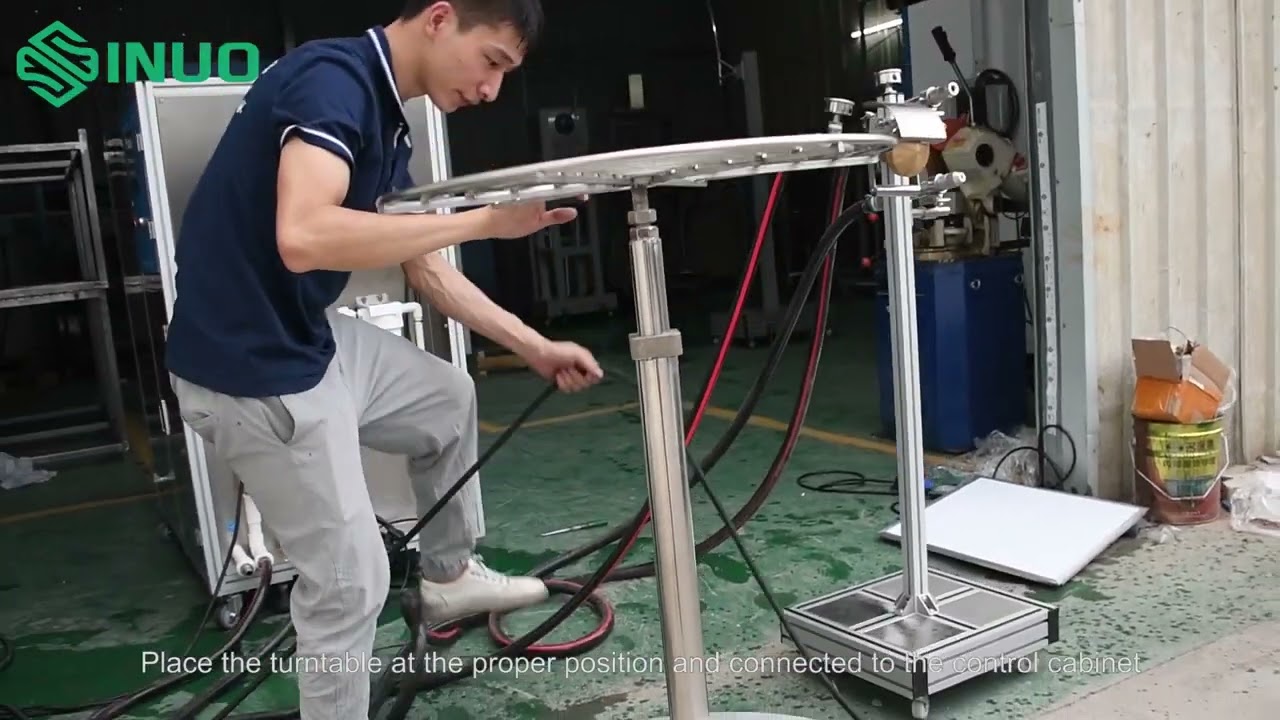 IPX3/4/5/6 Spray Nozzle And Hose Nozzle Water Spray Test System SN448
