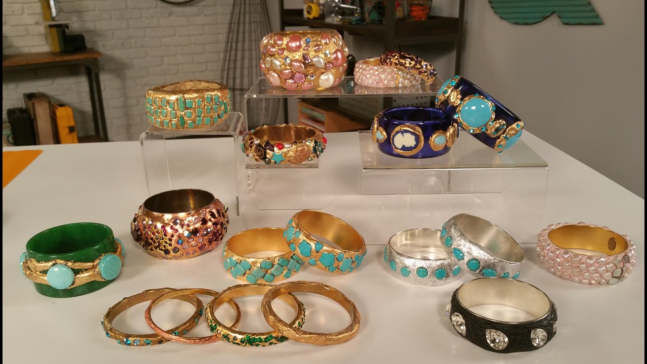 Making Bangles and Bracelets using Apoxie Sculpt DIY with Gay Isber