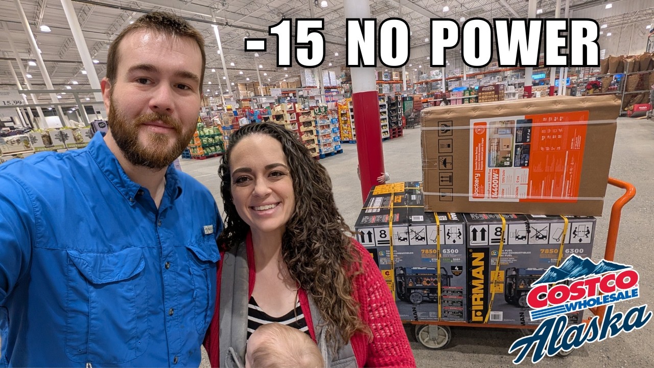 Generator Failed in Alaska Winter | Emergency Costco Run