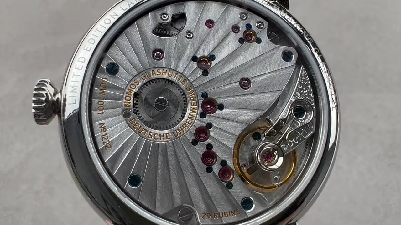 NOMOS Glashütte Lambda 175th Anniversary 960.S3 Nomos Glashütte Watch Review