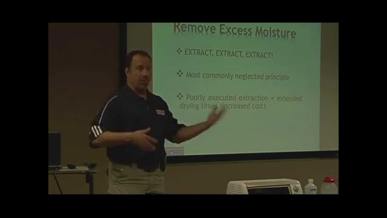 The Science of Applied Structural Drying: Part 7 Remove Excess Water