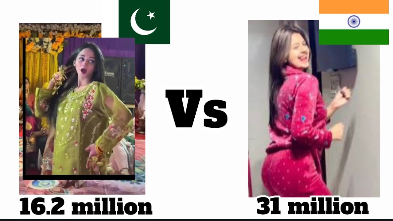 Pakistani viral Girl Ayesha Vs Indian Anjali Arora | viral girls | India vs Pakistan