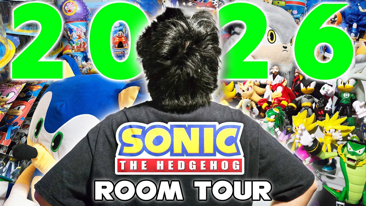 ЭКСКУРСИЯ ПО МОЕЙ КОМНАТЕ С КОЛЛЕКЦИЕЙ ТОВАРОВ SOCNIC THE HEDGEHOG! (2026)