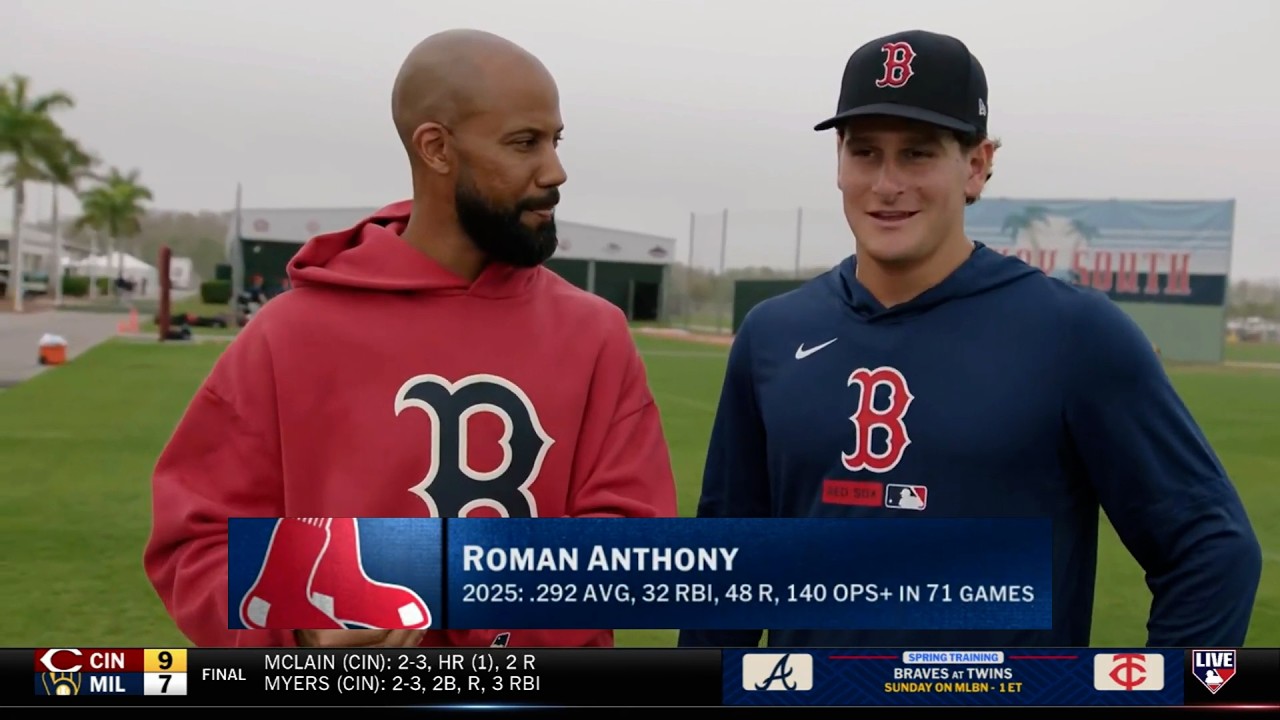 Телеканал MLB Network находится на тренировочной базе «Бостон Ред Сокс»! Полный сюжет с интервью ...