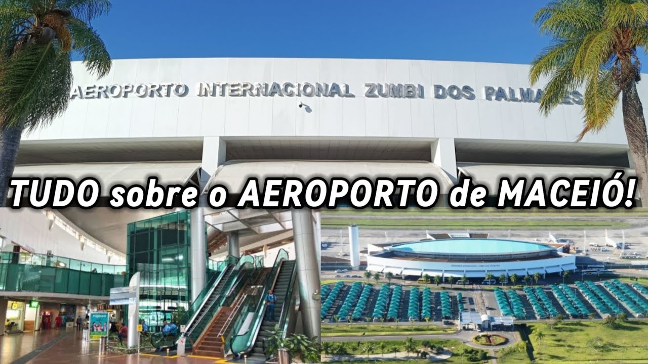 CONHEÇA por DENTRO o AEROPORTO INTERNACIONAL de MACEIÓ ✈️ Tour Completo, Curiosidades e História