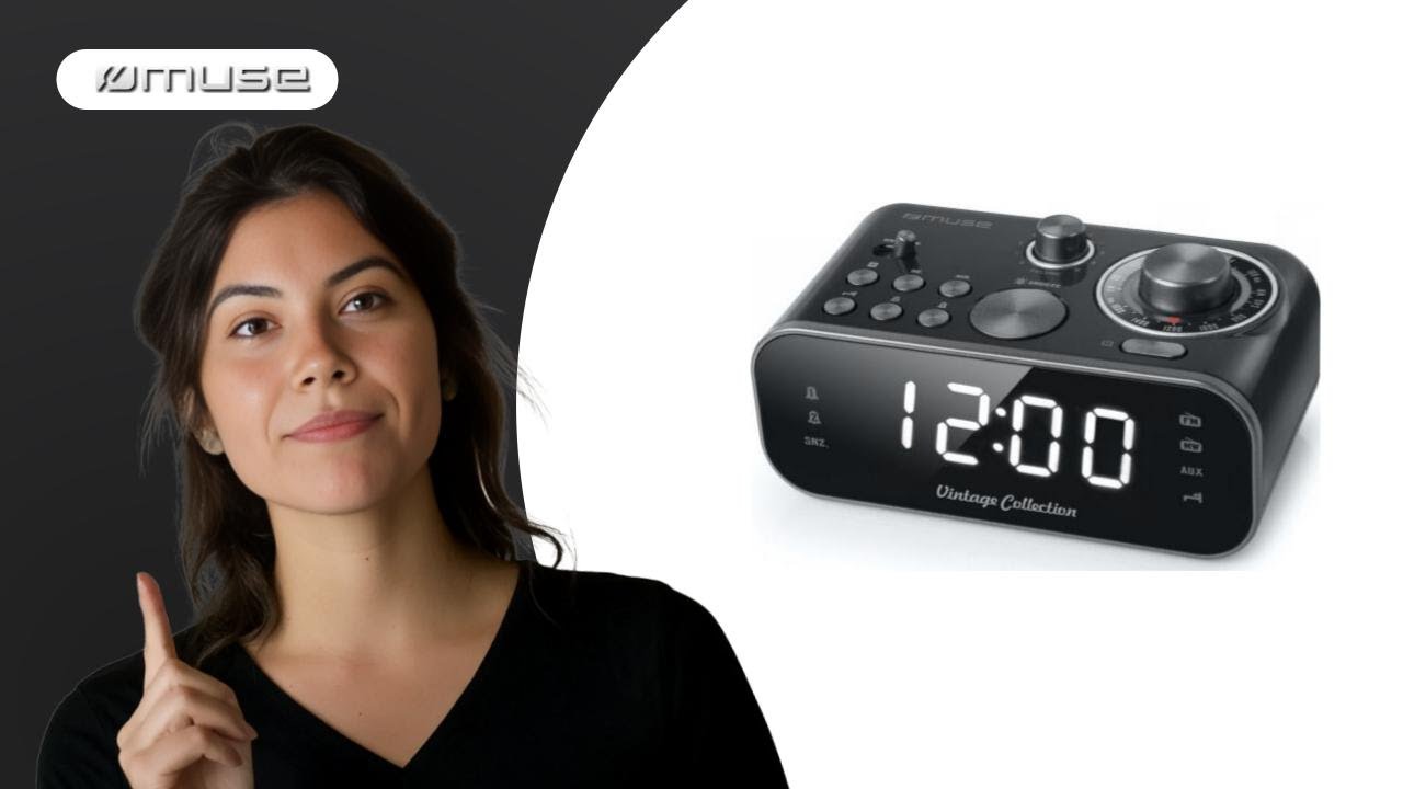 Cómo configurar la alarma en la radio Muse M-18 CRB