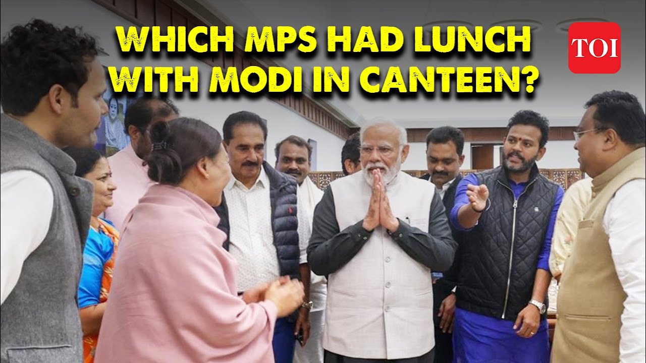 What Narendra Modi Spilled Over Lunch? PM's Banter With 8 MPs at Parliament Canteen Over a Veg Meal