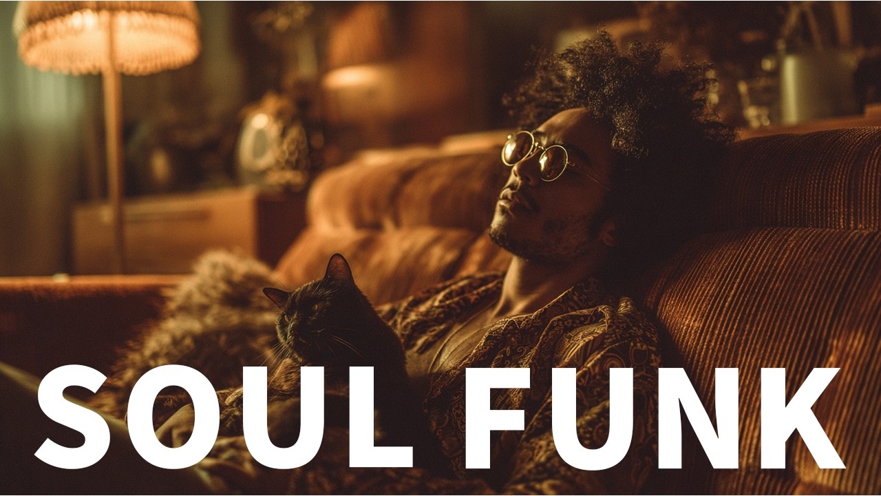 🌧️ Lazy Rainy Afternoon - 48 BPM Mellow Soul Funk | Black Cat's Dream & Chill