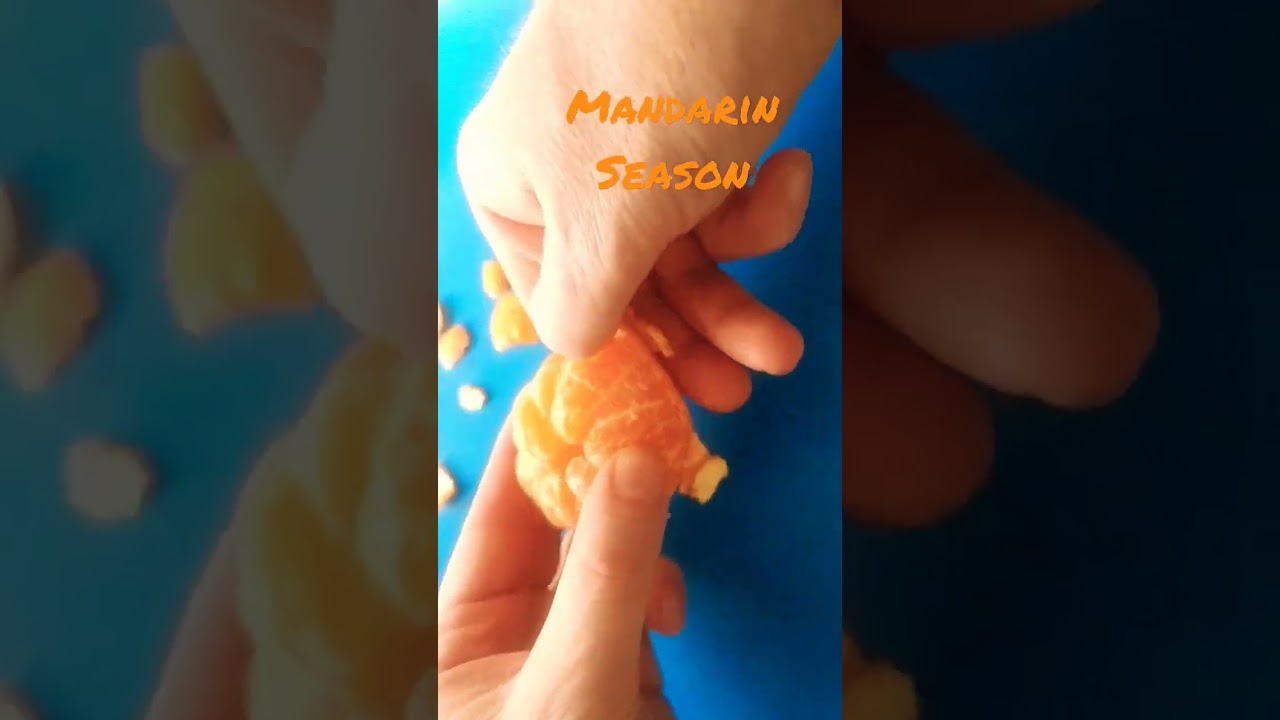 How to quick peel mandarin.