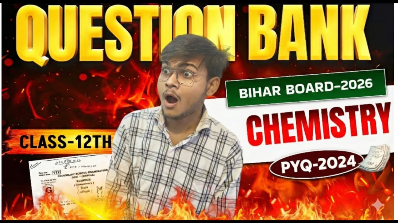 🔥 Chemistry Question Bank 2024 | Full Solution LIVE | Board Exam Special | Durganand Si