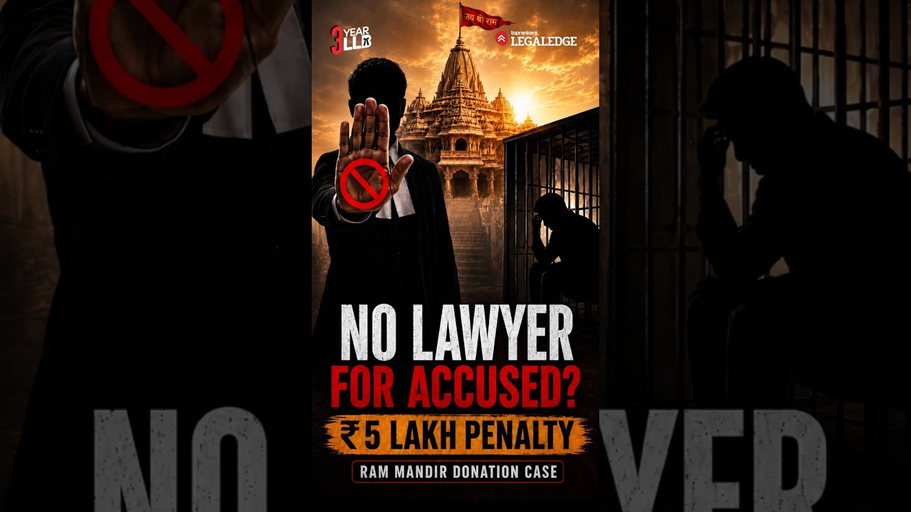 Ayodhya Lawyers Refuse to Defend Champat Rai #ayodhya #champatrai #3yearllb #legaledge