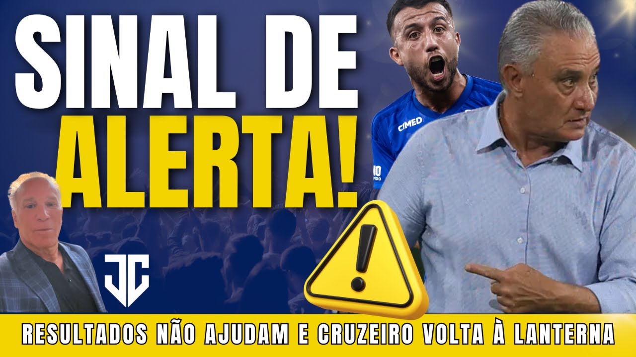 CRUZEIRO NA LANTERNA É UMA VERGONHA NACIONAL! TITE PEÇA DEMISSÃO 📱