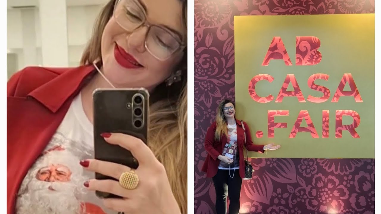 Um dia comigo na feira ABCasa.Fair. Muita inspirações de Natal❤️