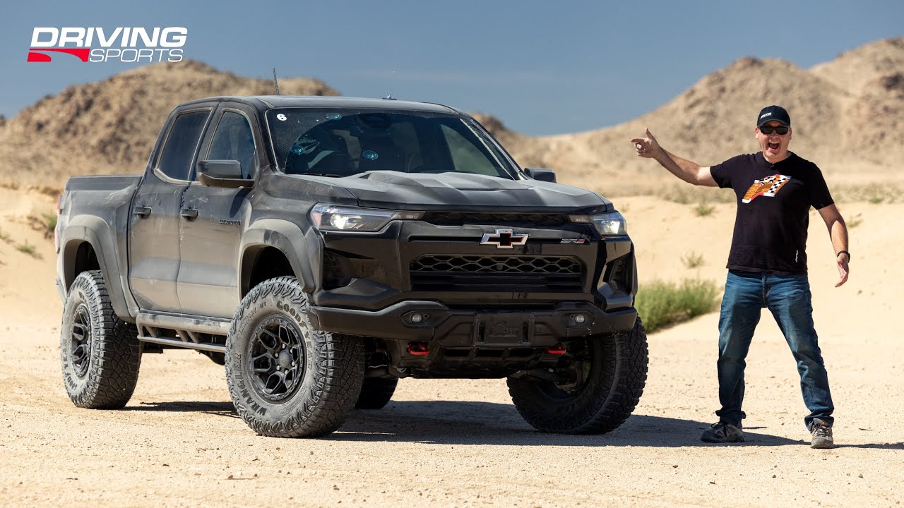 Внедорожный тест Chevrolet Colorado ZR2 Bison 2024 года в Джонсон-Вэлли