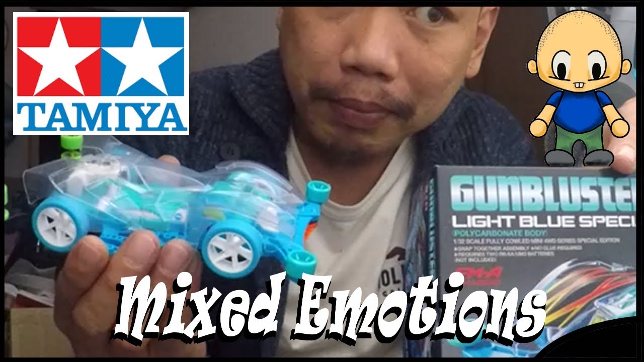 Tamiya mini 4wd Gunbluster light blue... the perfect stock car???