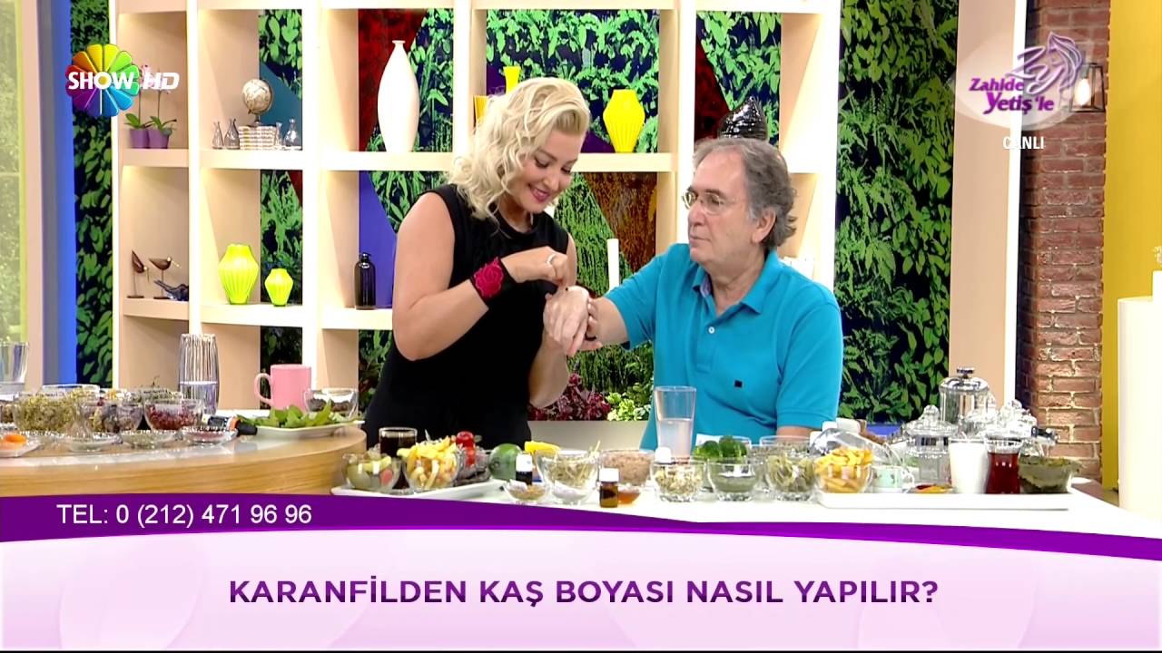 Karanfilden kaş boyası yapımı