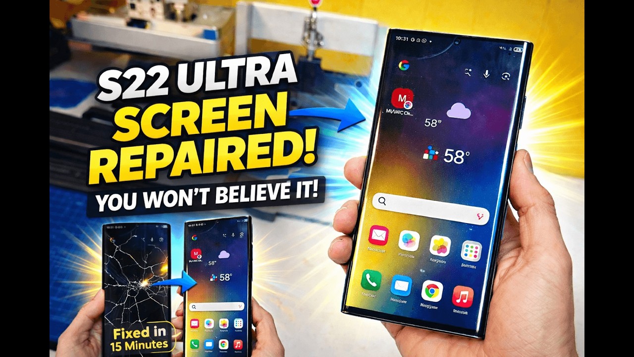 S22 Ultra Screen Repaired in 15 Minutes– You Won’t Believe It!