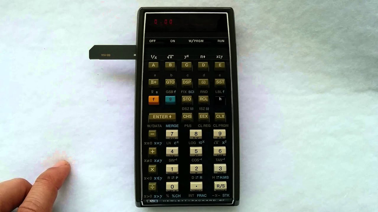 HP-67 | RPN Calculator | Cardreader OK!
