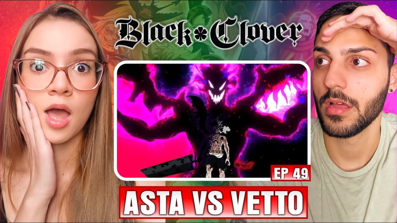 (LIBEROU UM DEMÔNIO? 😱) Professora de Geografia assiste BLACK CLOVER｜EPISÓDIO 49｜REACT
