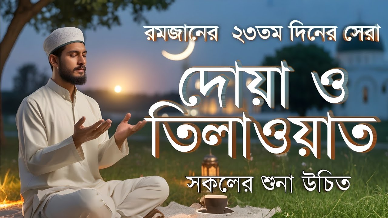 রমজানের ২৩তম দিনের বিশেষ দোয়া | Dua For Fifthe Ramadan By Alaa Aqel
