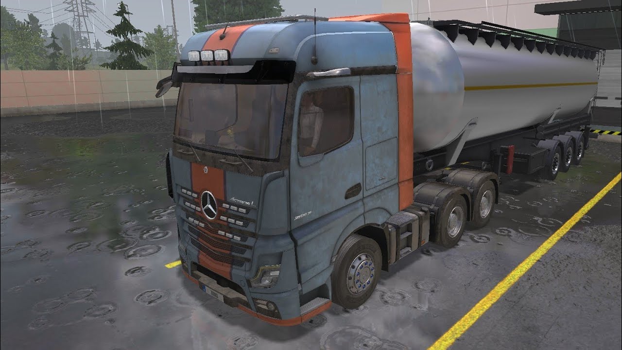 TRUCK MUATAN SUSU ❗ | KIRIM CUACA 🌧 | POV DRIVE GAME TRUCK SIMULATOR ULT 