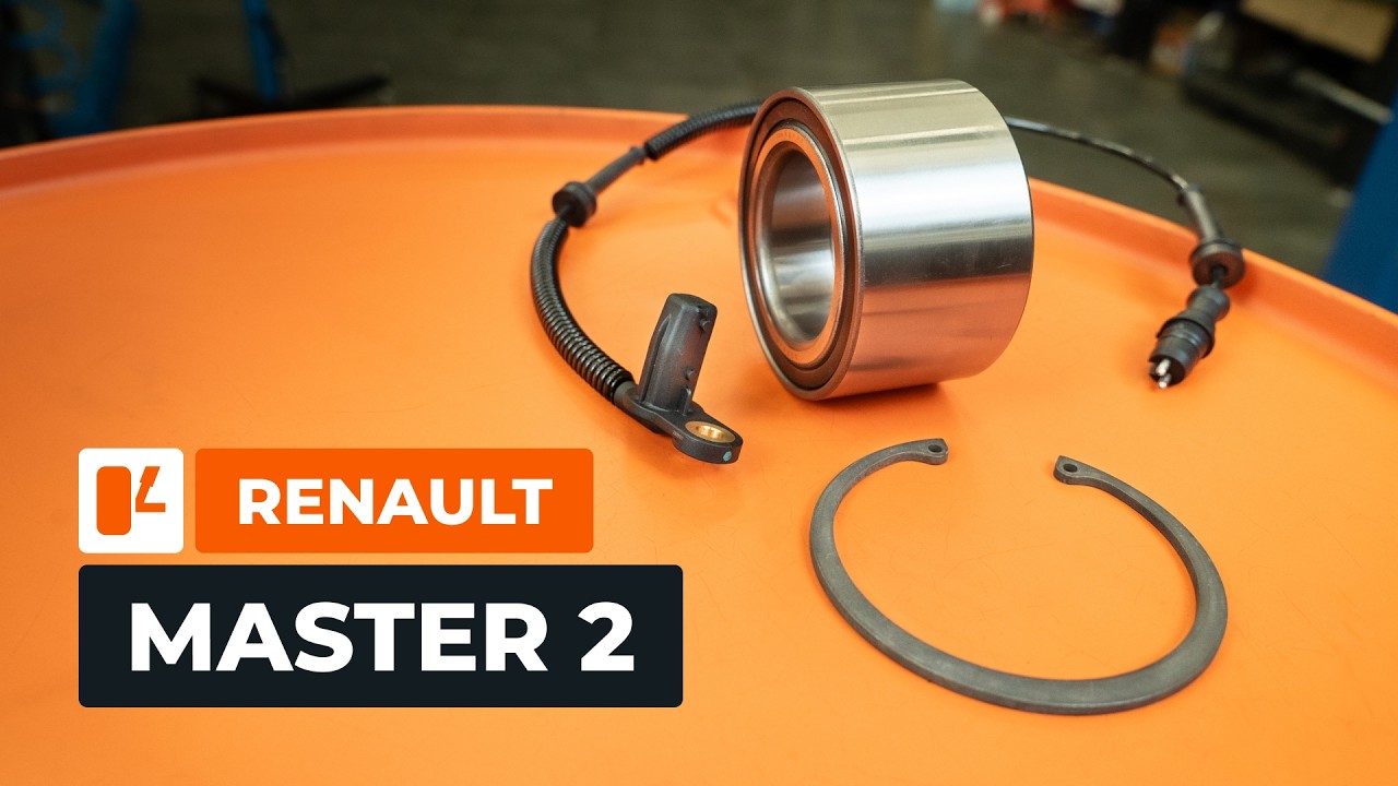 Comment changer les roulements de roue avant et capteurs ABS sur la RENAULT MASTER 2 Van [AUTODOC]