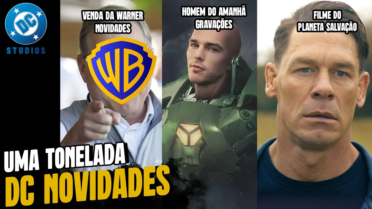 FILME DO PLANETA SALVAÇÃO? DCU NOVIDADES + HOMEM DO AMANHÃ e VENDA da WARNER