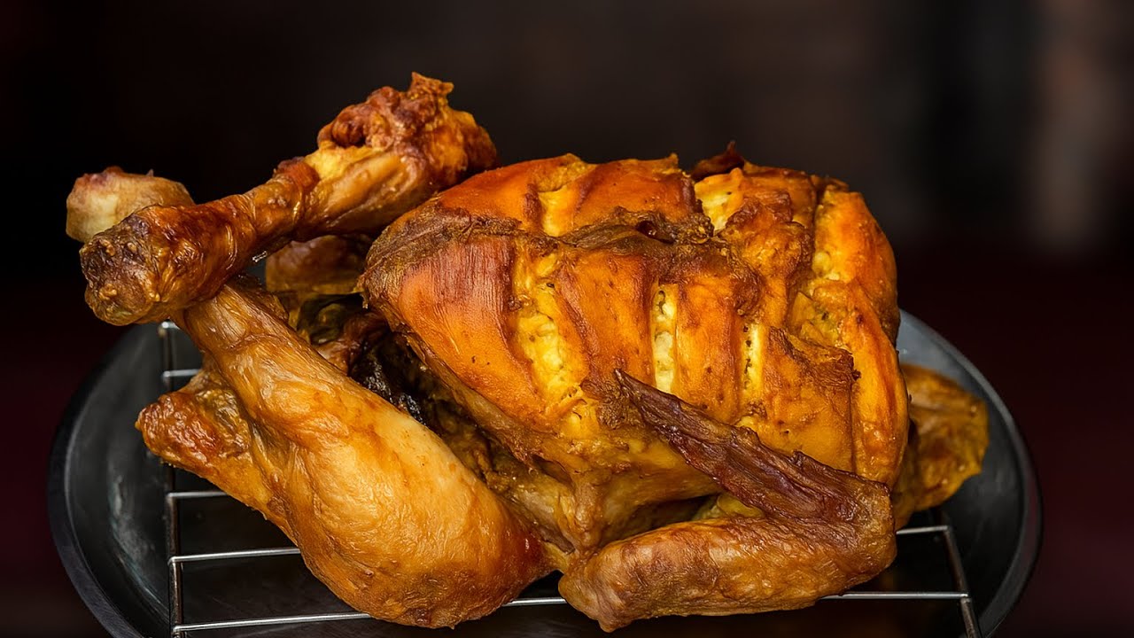 रेस्टुरेन्ट जस्तो स्वादिष्ट सिङ्गो कुखुरा रोस्ट | Whole Chicken Recipe/new dish recipe at home easy
