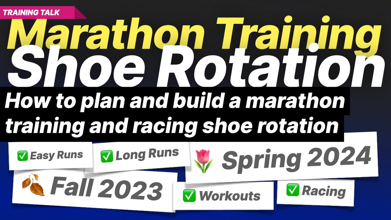 How to plan and build a marathon training and racing shoe rotation for Fall 2023 and Spring 2024