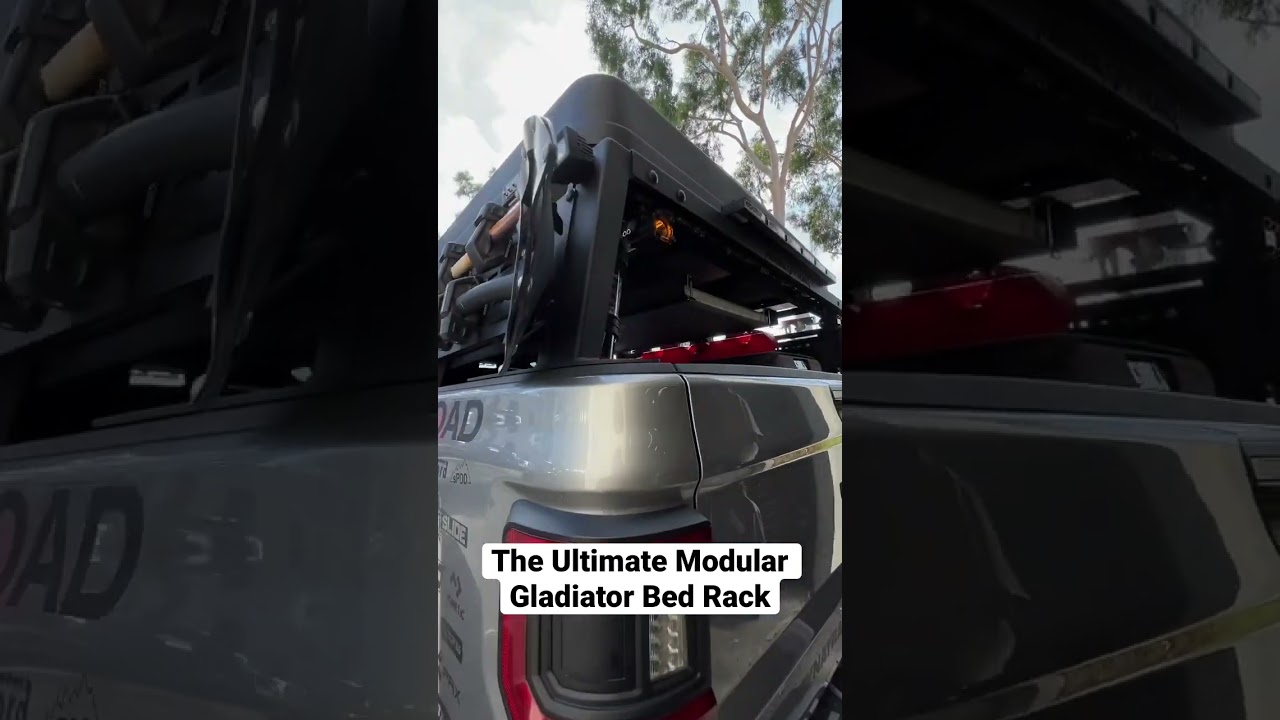 The ultimate modular bed rack for the Jeep Gladiator built to give you the most choice!