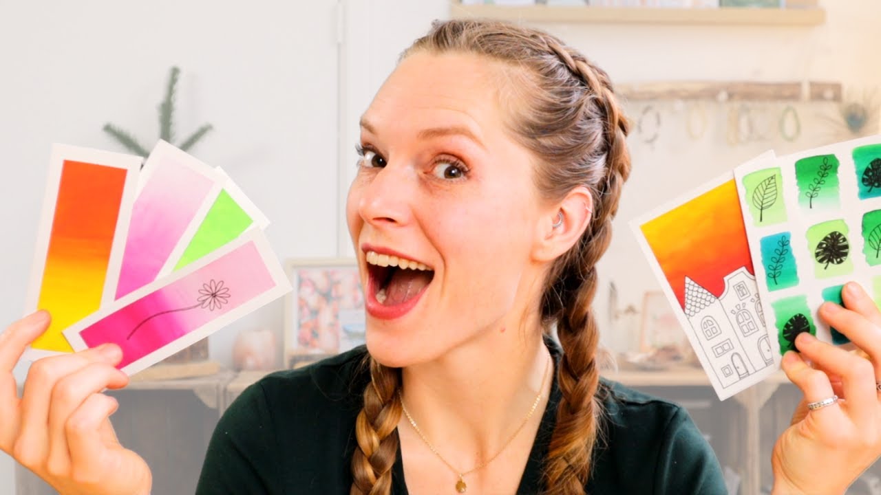 Waterverven met Ecoline brushpennen (ontdek deze magische techniek!)