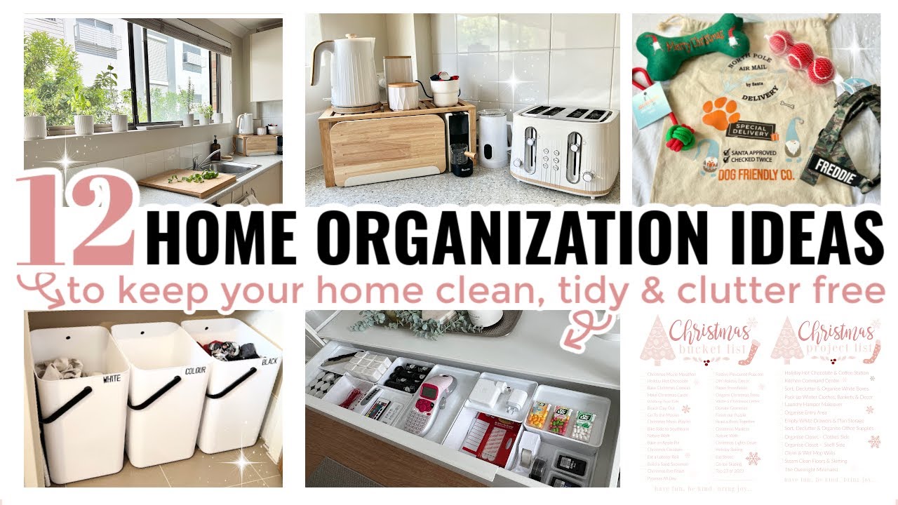 7 ORGANIZATION IDEAS FOR YOUR HOME - Kitchen, cleaning supplies, cabinets, drawers and more!!!!