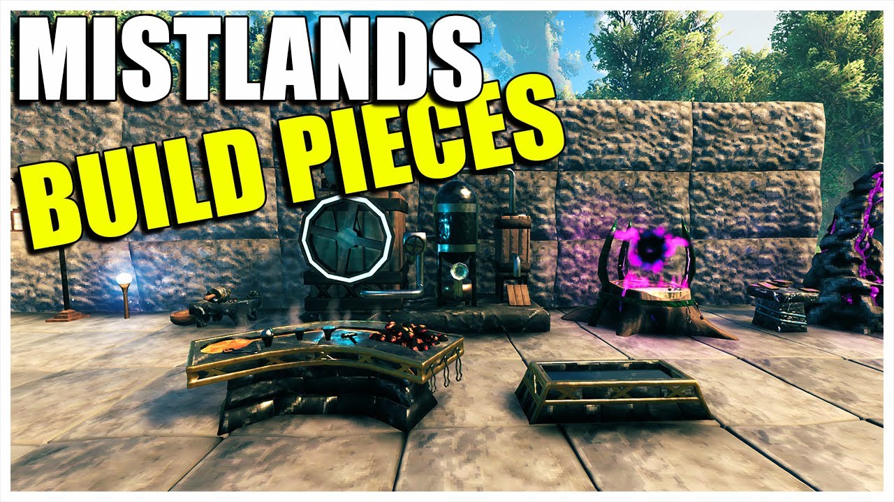 MISTLANDS UPDATE- All new building pieces in Valheim!!!! (Spoiler Alert)