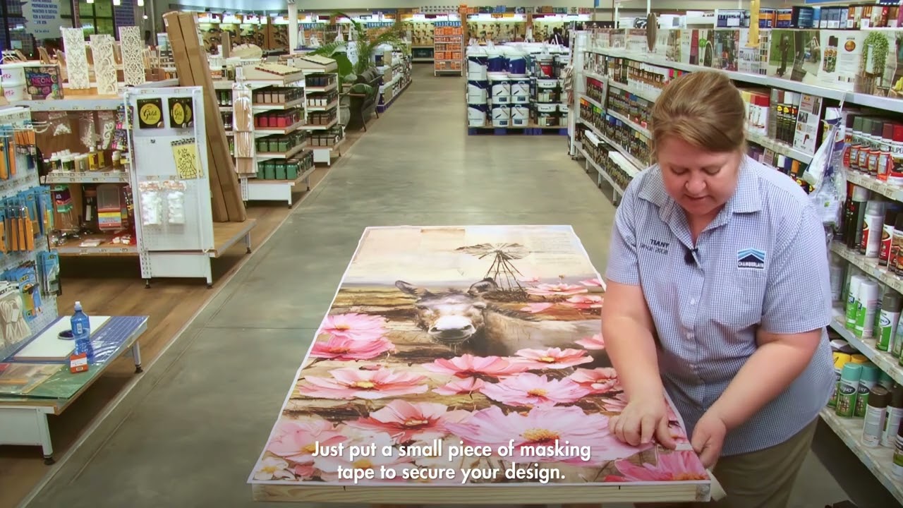 How to Decoupage a Door - With Chamberlain