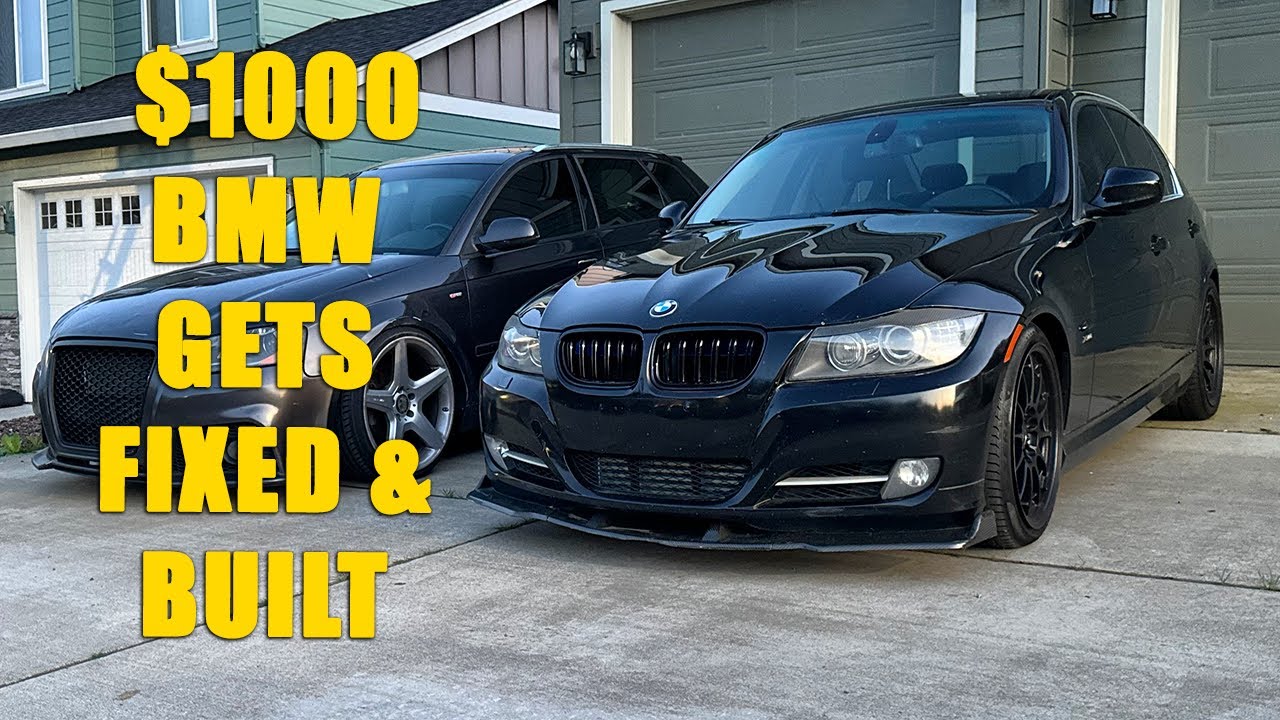 Сборка бюджетного BMW 335i N55 E90 за 1000 долларов | N55 Pure Stage 2 Turbo (PS2 turbo)
