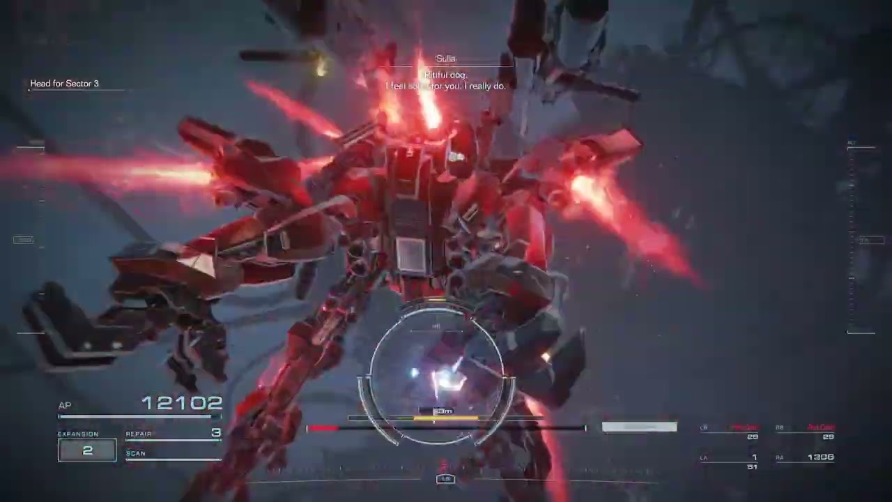 fighting sulla in ac6 with a new build