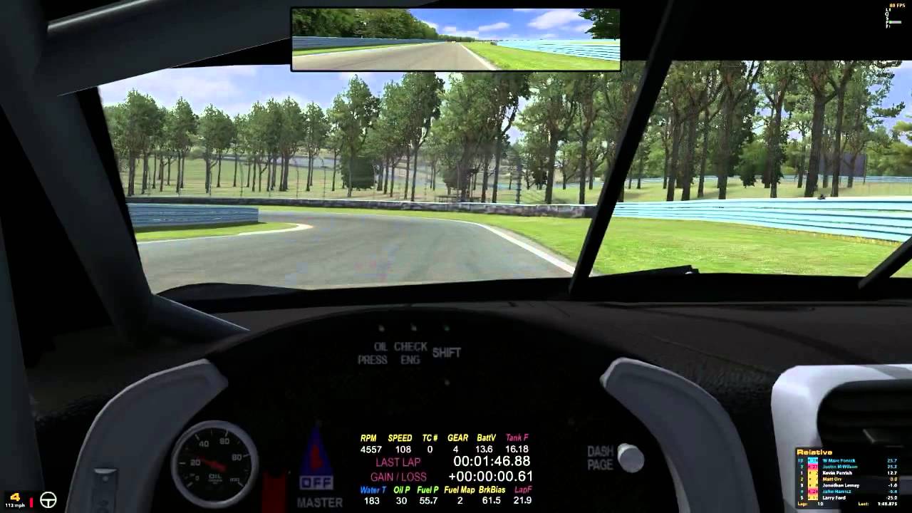 iRacing : Watkins Glen GT Challenge (C6R GT1) - Full Race Live