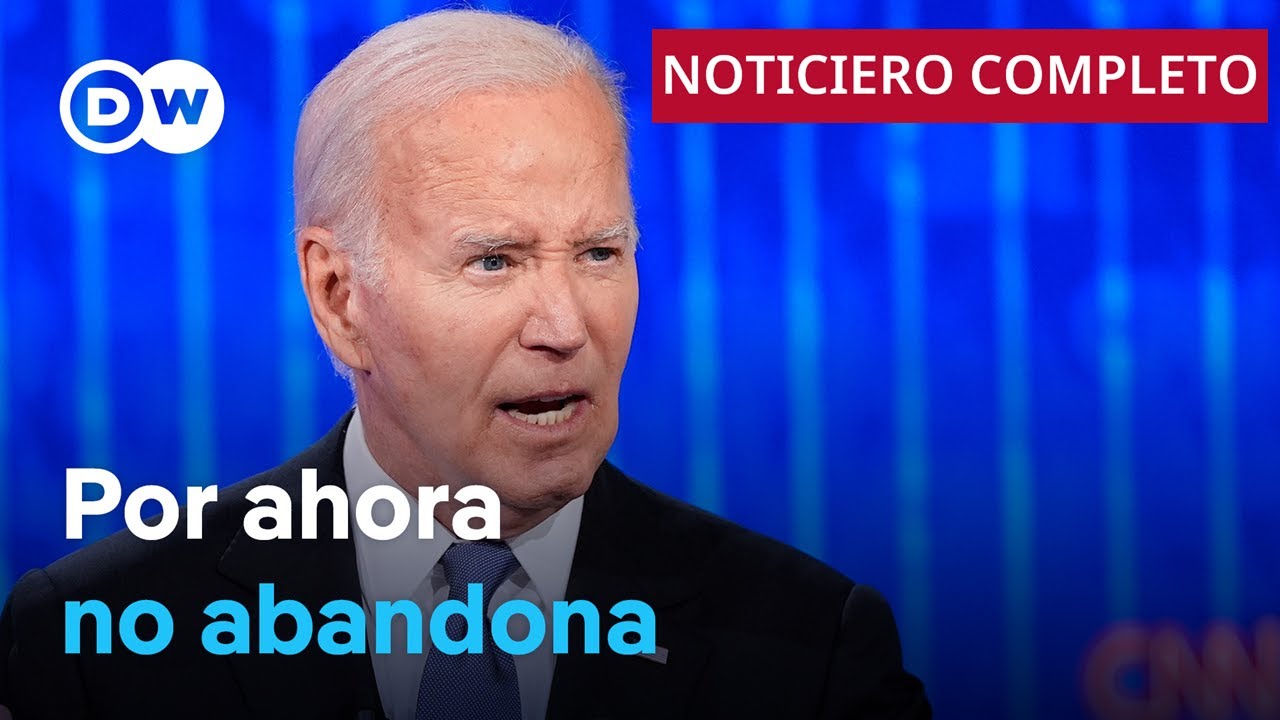 🔴DW Noticias del 3 de julio: Biden intenta despejar dudas sobre candidatura [Noticiero completo]