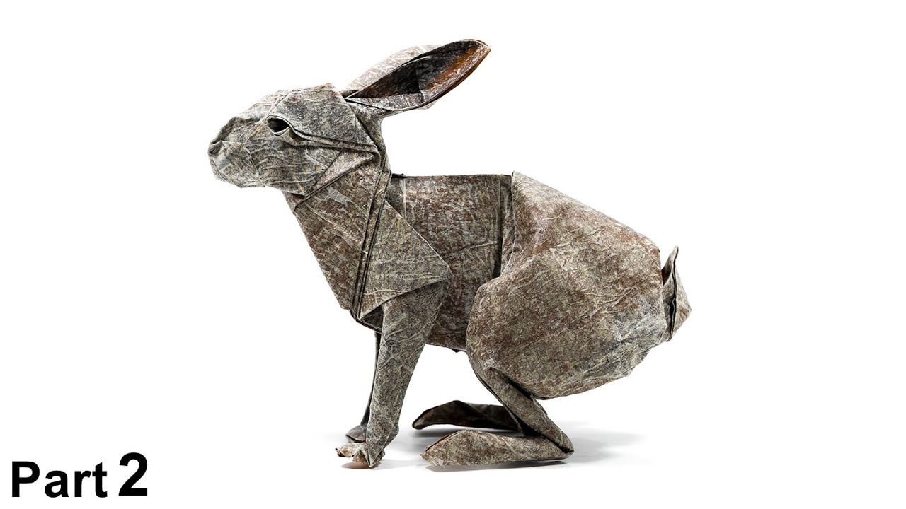 Origami Hare - Rabbit (Ronald Koh) part 2