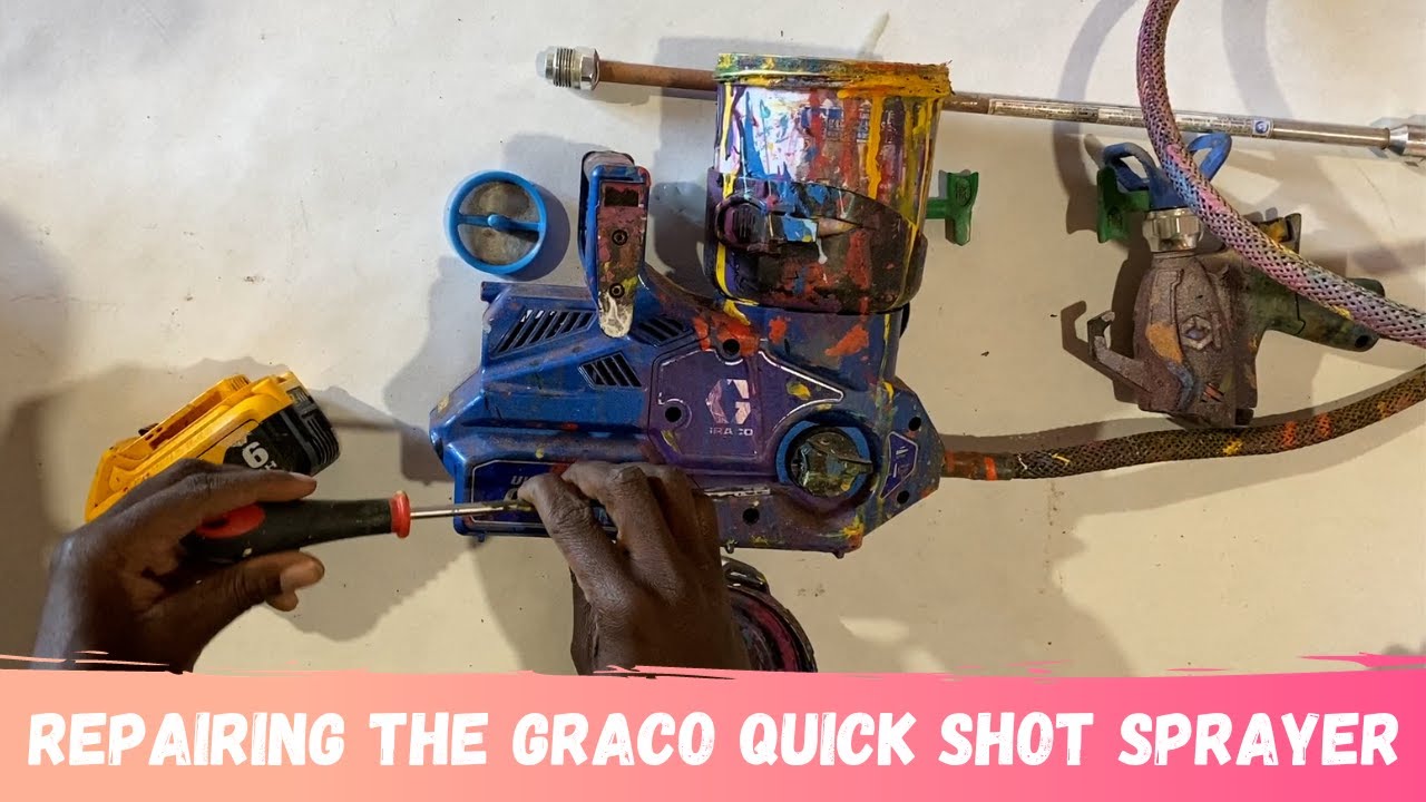 Безвоздушный распылитель Graco Ultra QuickShot &mdash; устранение неисправностей и ремонт